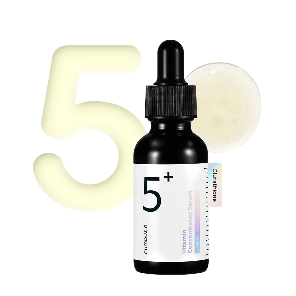 5+ VITAMIN CONCENTRATED SERUM GLUTATHIONE 30ML 