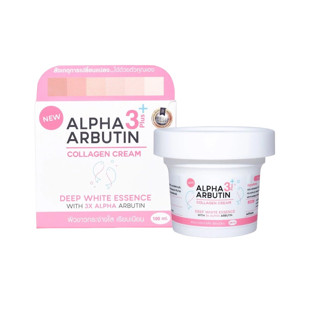ALPHA 3PLUS ARBUTIN COLLAGEN  CREAM 100G
