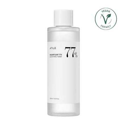ANUA HEARTLEAF 77% SOOTHING TONER 250ML 