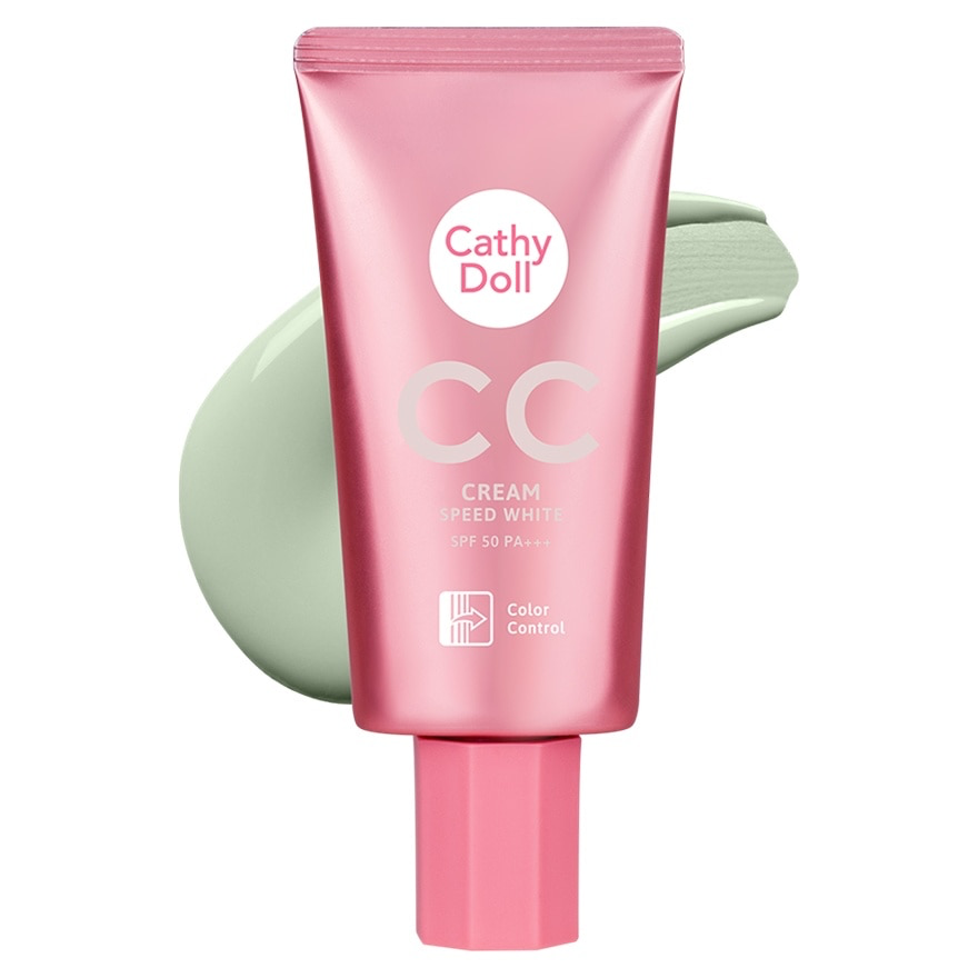 CATHY DOLL CC CREAM SPEED WHITE SPF 50 #2 GREEN 