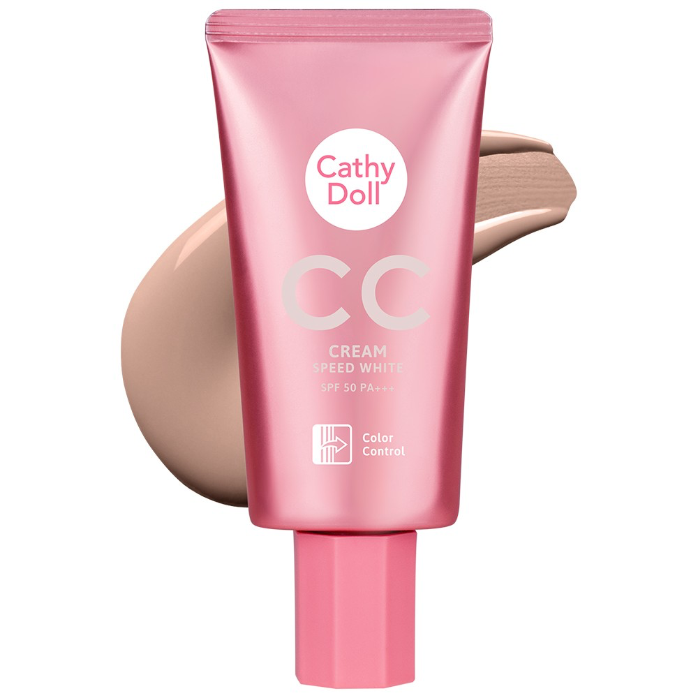CATHY DOLL CC CREAM SPEED WHITE SPF 50 CHROMA BRIGHT  #3 MEDIUM BG 