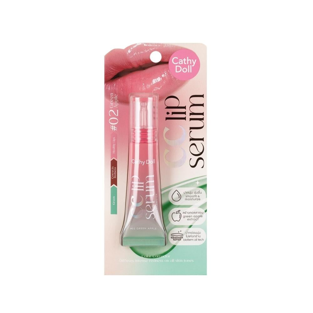 CATHY DOLL CC LIP SERUM /02 10G GREEN APPLE