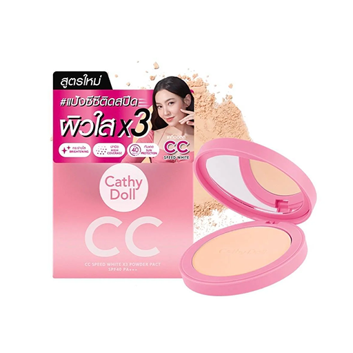 CATHY DOLL CC SPEED WHITE X3 POWDER PACT SPF40 PA+++ # 23 NATURAL BEIGE