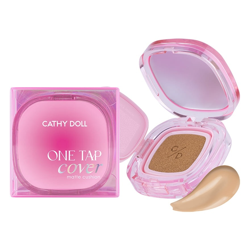 CATHY DOLL ONE TAP COVER MATTE CUSHION-03 MEDIUM BG 
