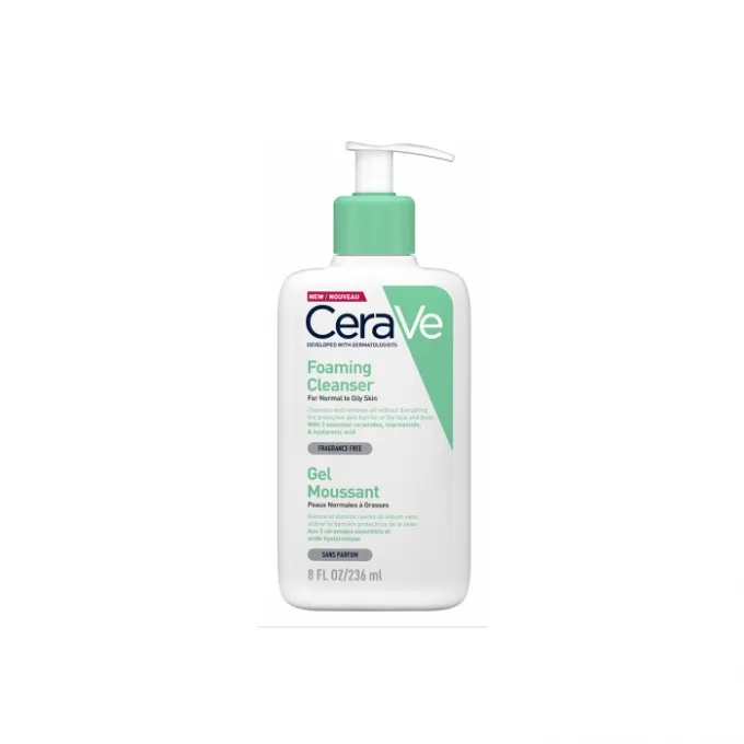 CERAVE FOAMING CLEANSER FOR NORMAL TO OILY SKIN 236ML 00206