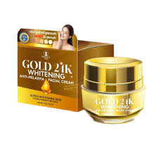 GOLD 24K WHITENING ANTI-MELASMA FACIAL CREAM 15G 