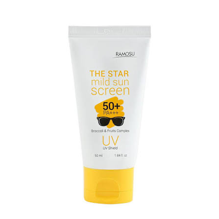 HELLOSUN THE STAR MILD SUN SCREEN 50+ UV SHIELD 50ML 00044
