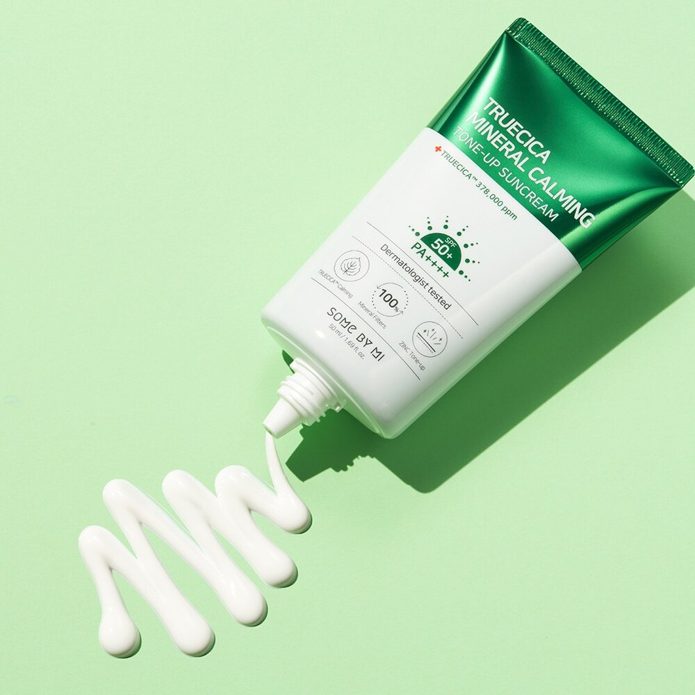 SBM TRUECICA MINERAL CALMING TONE-UP SUNCREAM 50ML 