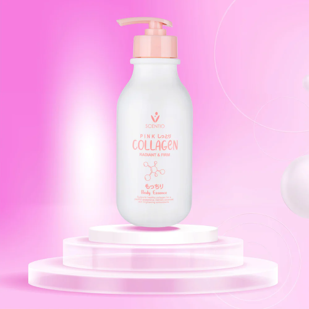 SCENTIO PINK COLLAGEN BODY LOTION 350ML