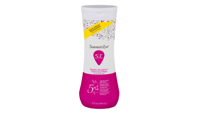SUMMERS EVE SIMPLY SENSITIVE CLEANSING WASH 444ML 