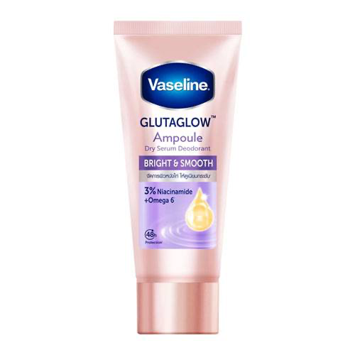 VASELINE GLUTA GLOW AMPOULE DRY SERUM DEODRANT BRIGHT & SMOOTH