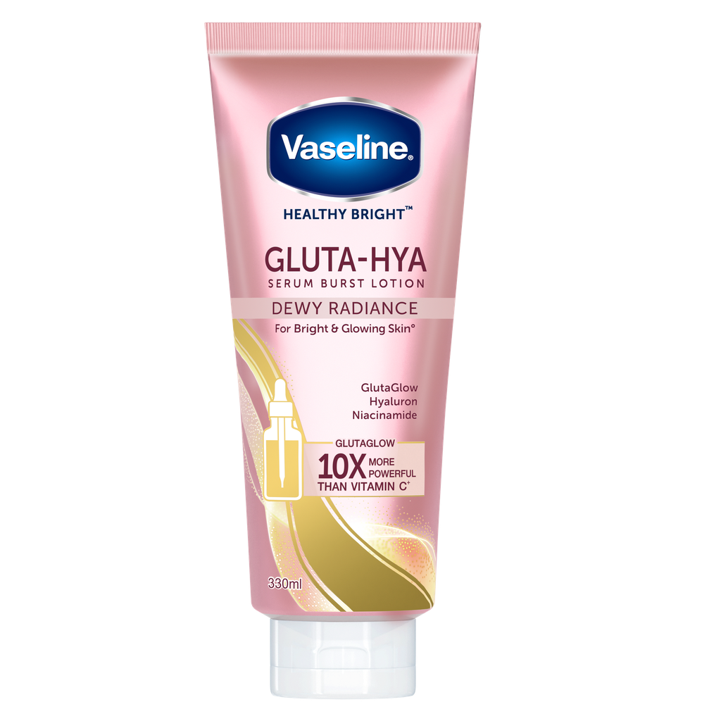 VASELINE HEALTHY BRIGHT GLUTA HYA SERUM BURST LOTION DEWY RADIANCE 300ML
