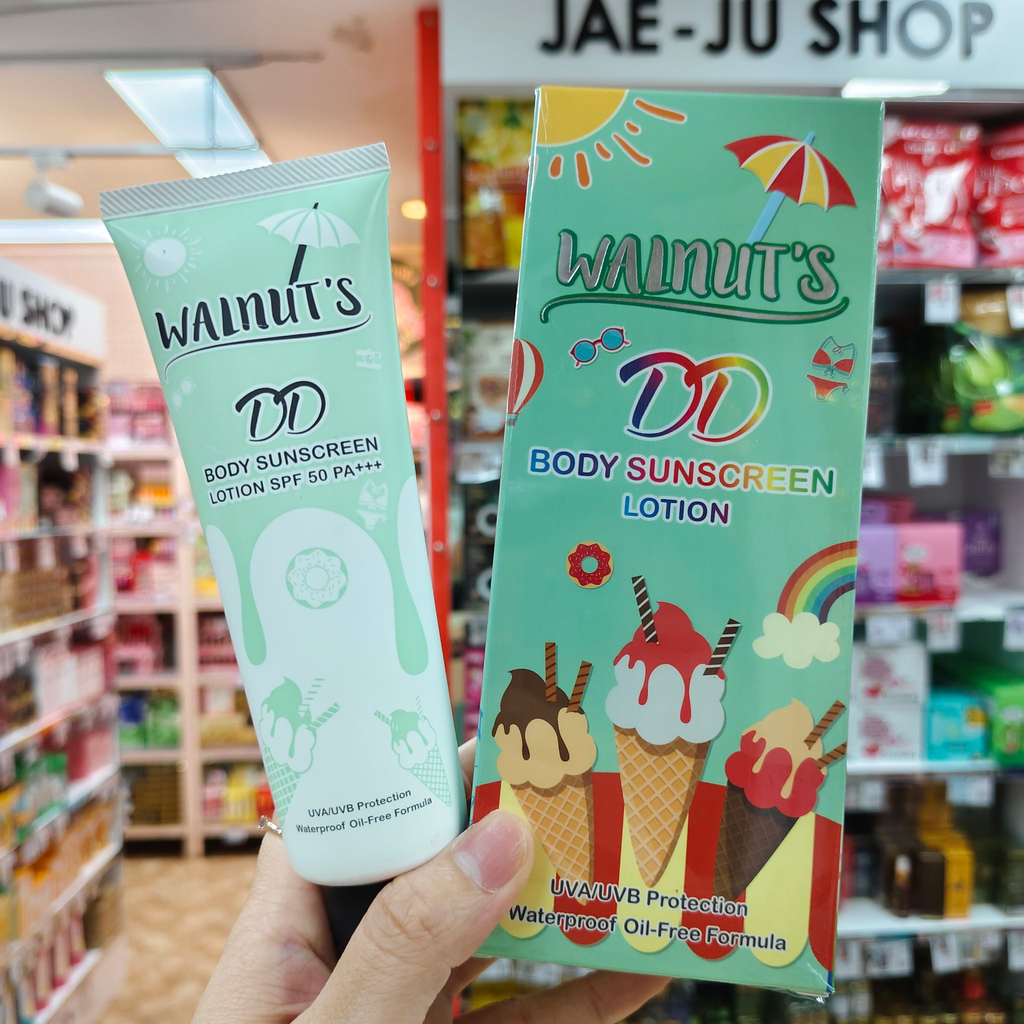 WALNUTS BODY SUNSCREEN LOTION 135G-LIGHT GREEN PK 