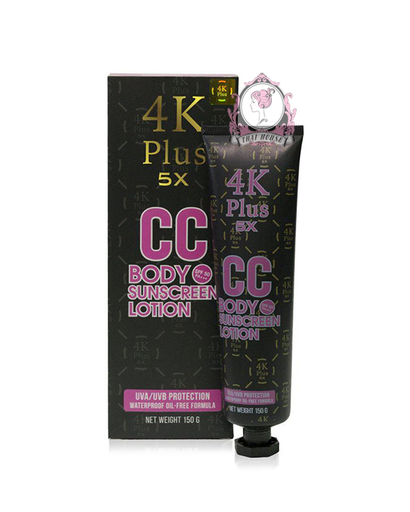 4K PLUS 5X CC BODY SUNSCREEN LOTION 150ML 