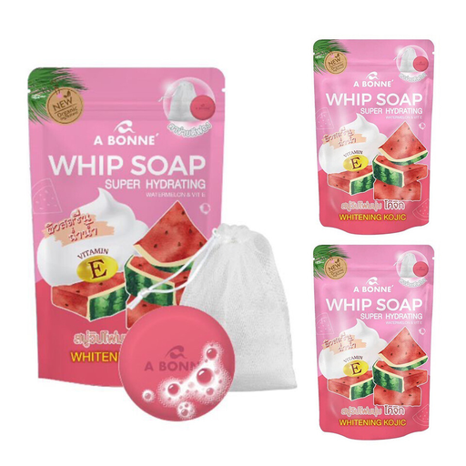A BONNE WHIP SOAP SUPER HYDRATING WHITENING KOJIC 