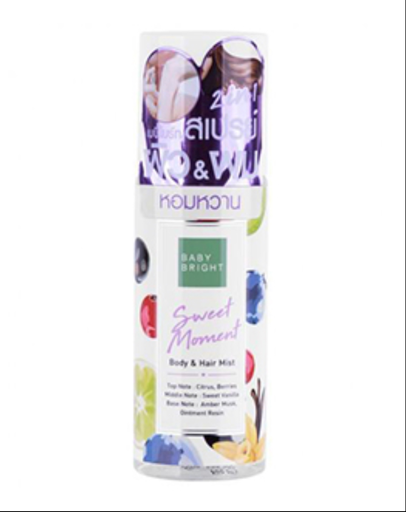BABY BRIGHT SWEET MOMENT BODY & HAIR MIST 