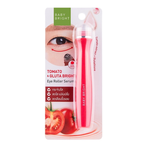 BABY BRIGHT TOMATO GLUTA BRIGHT EYE ROLLER SERUM 15ML 