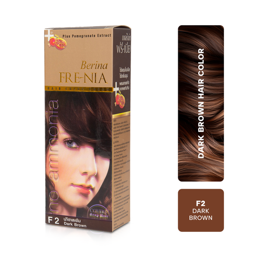 BERINA FRE-NIA HAIR COLOUR F2 DARK BROWN 