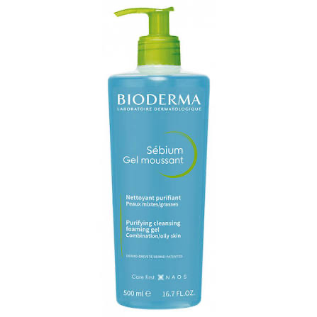 BIODERMA SEBIUM GEL MOUSSANT 500ML 00114