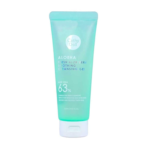 CATHY DOLL CLEANSING GEL ALOE VERA 63% - 120ML 