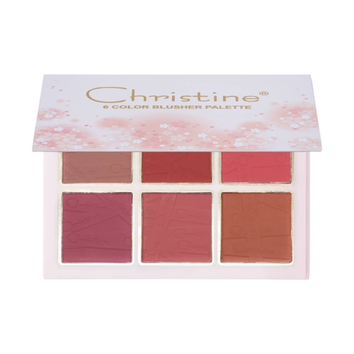 CHRISTINE 6 COLOUR BLUSHER PALETTE  #B