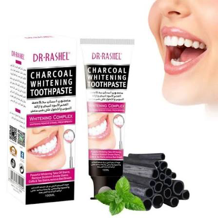 DR RASHELCHARCOAL WHITENING TOOTHPASTE 100ML 