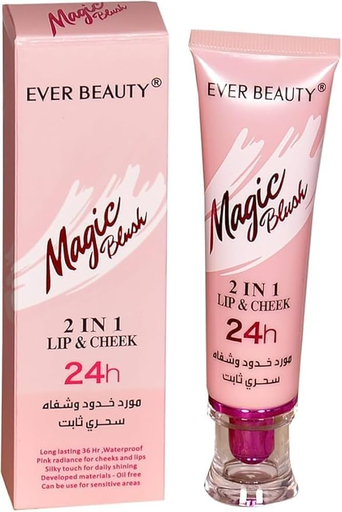 EVER BEAUTY CHEEK+LIPS 2 IN 1 MAGIC BLUSH 24H 30ML 00165