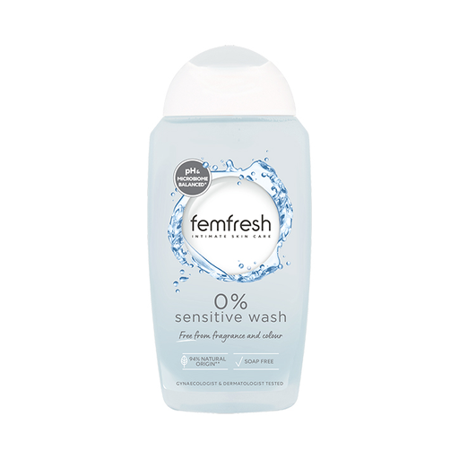 FEMFRESH SENSITIVE WASH FREE FROM FRAGRANCE AND COLOUR 250ML 