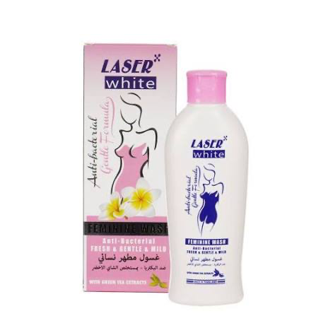 LASER WHITE FEMININE WASH  200ML 