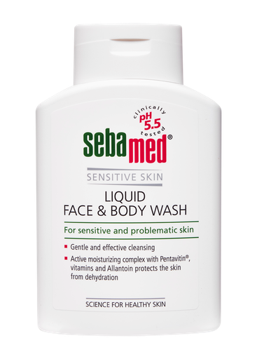 SEBAMED LIQUID FACE & BODY WASH 200ML 