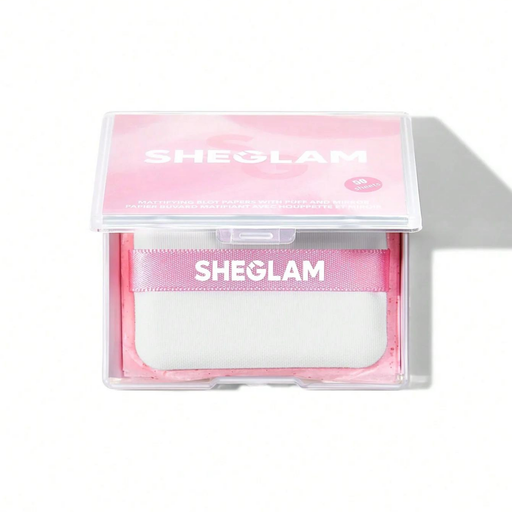 SHEGLAM MATTIFYING BLOT PAPERS WITH PUFF MIRROR