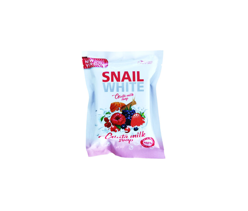SNAIL WHITE GLUTA MILK SOAP 80G 