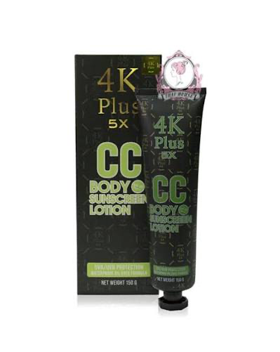4K PLUS 5X CC BODY SUNSCREEN LOTION 150ML GR